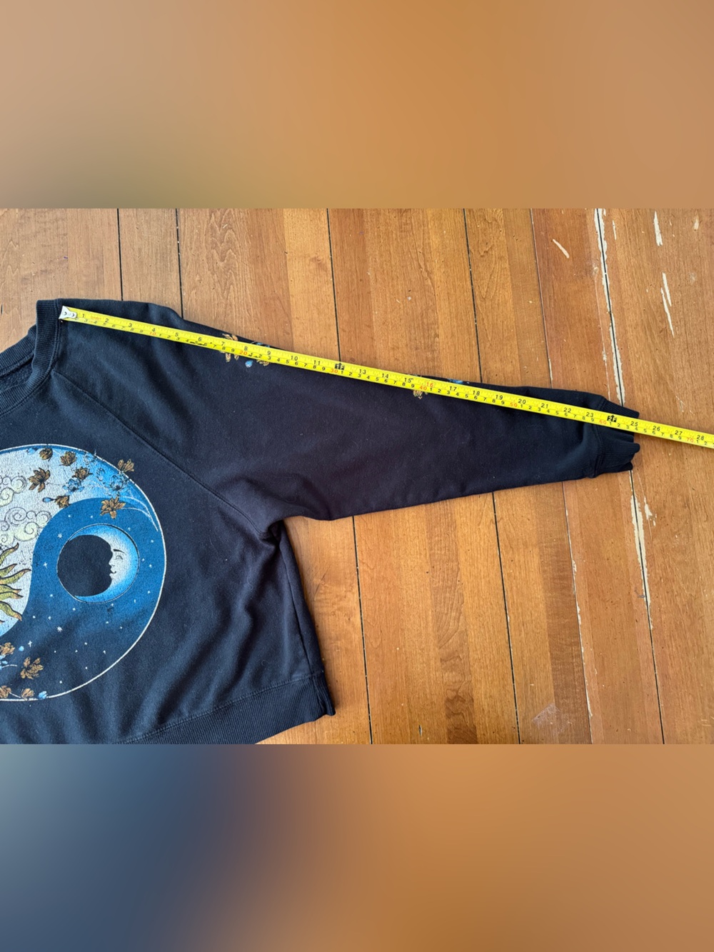 Rebellious One Whimsigoth Celestial Sun Moon Graphic Fleece Crewneck Sweatshirt - Picture 11 of 11